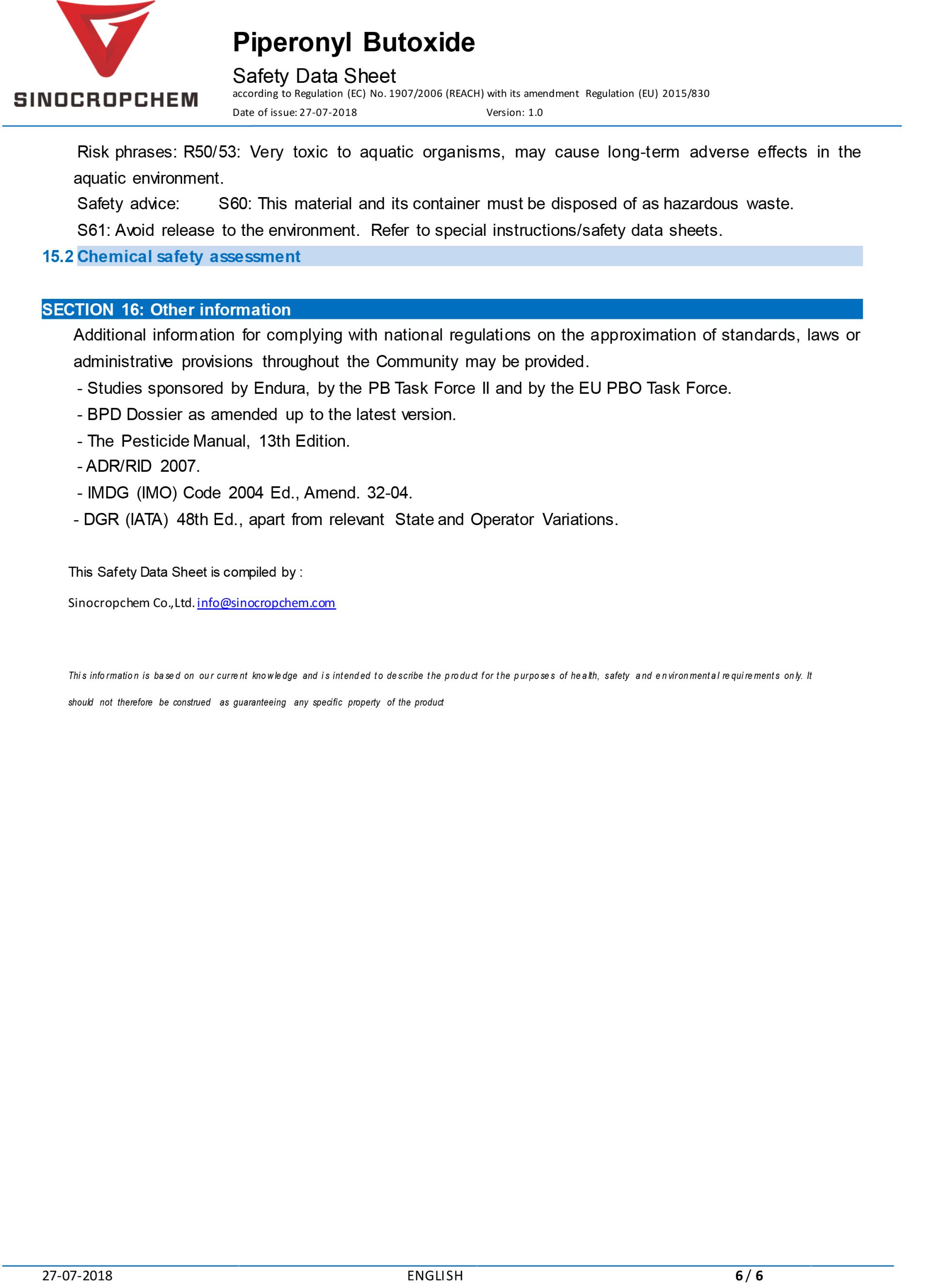 PIPERONYL BUTOXIDE