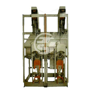 Fixed two-mouth mechanical scale automatic packaging machine