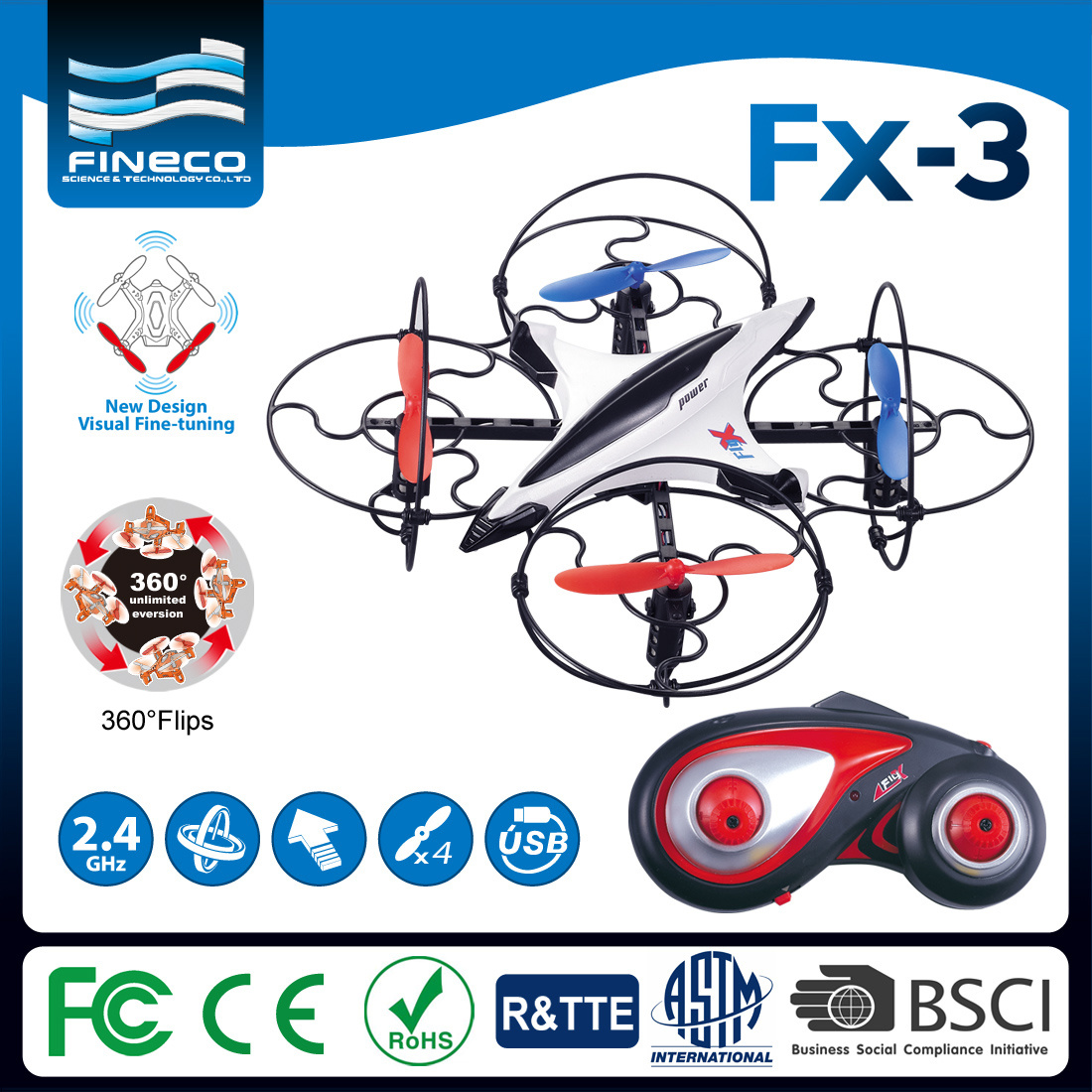 FX-3 (白色 / 绿色)