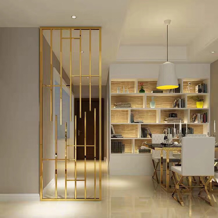 Metal screen decoration