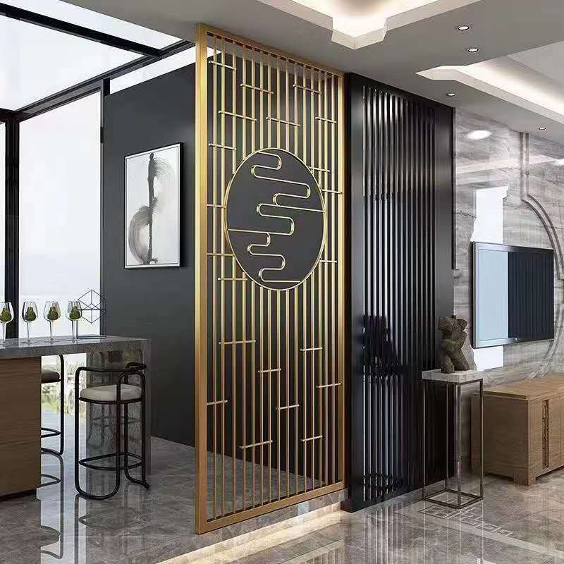 Metal screen decoration