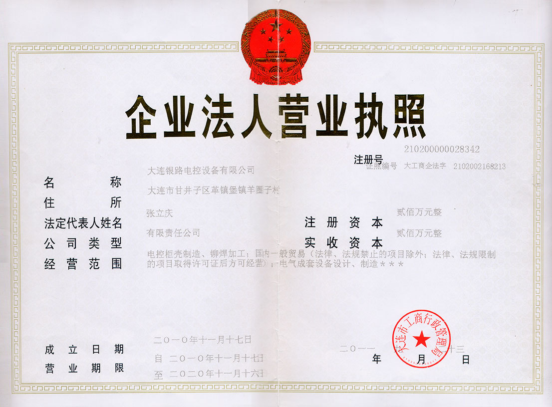 営業許可証