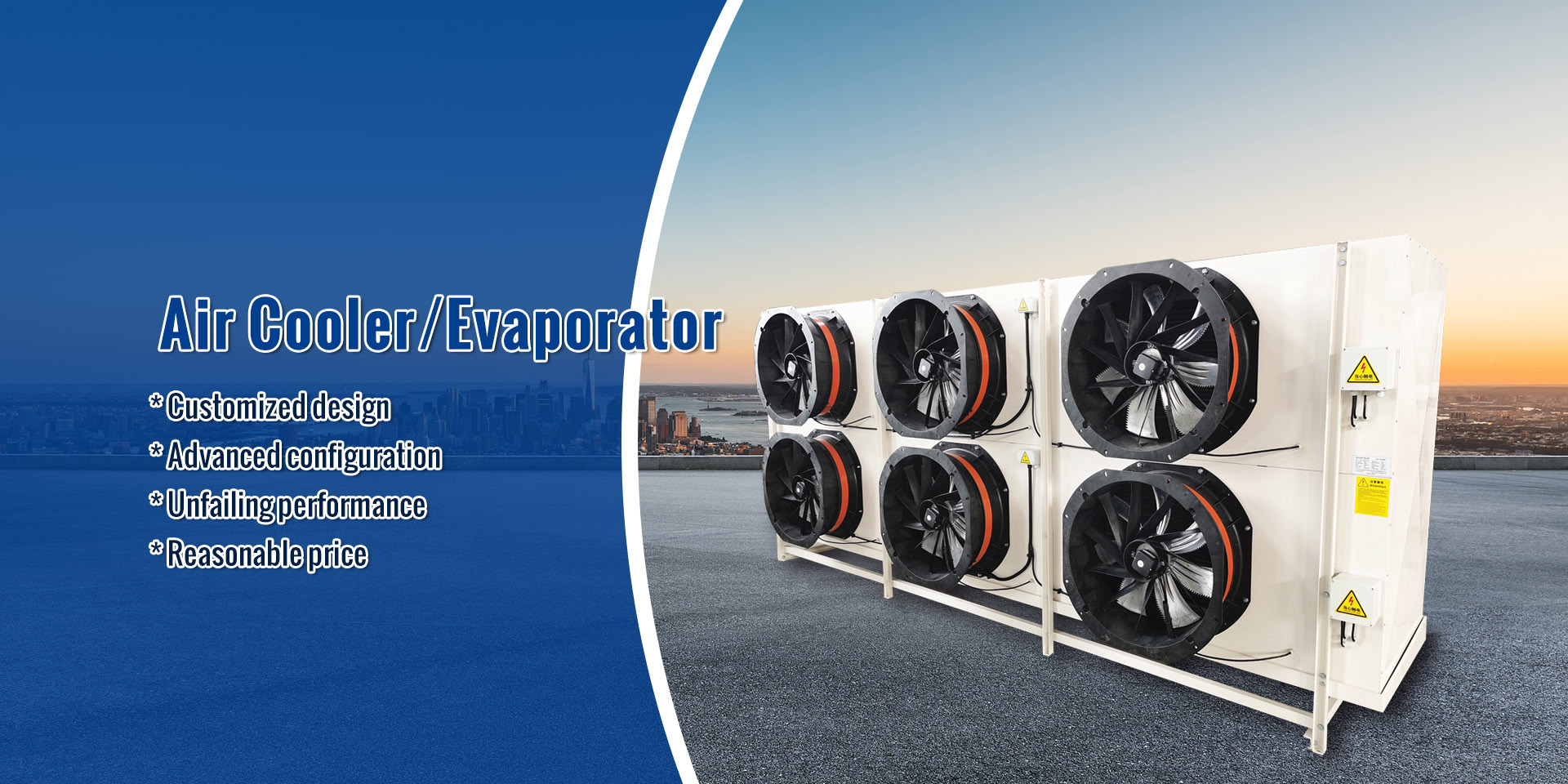 Ecb evaporative condenser yantai oceanblue refrigeration engineering co