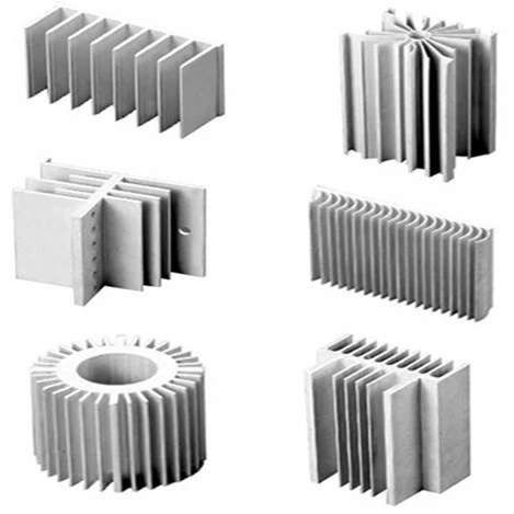CNC-gefräster Aluminium-LED-Kühlkörper mit extrudierter Rippe