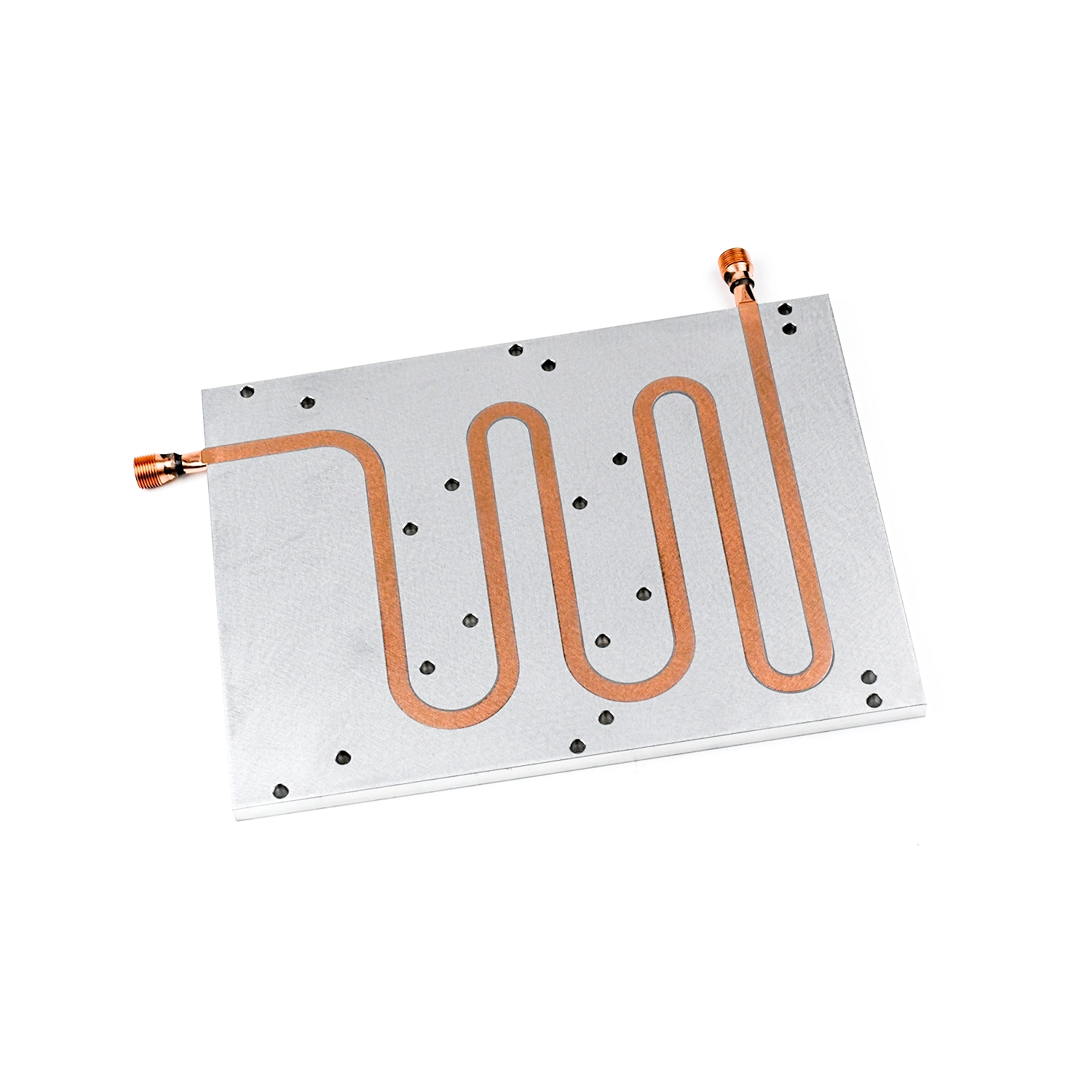 Aluminum Copper Tube Water Cooling Plate