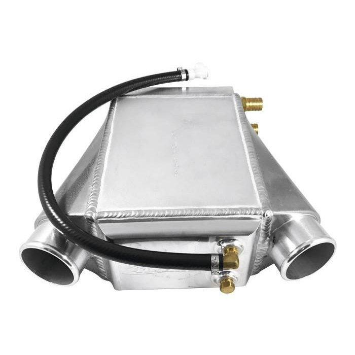 Aluminum Twin Turbo Tube Fin Intercooler Core