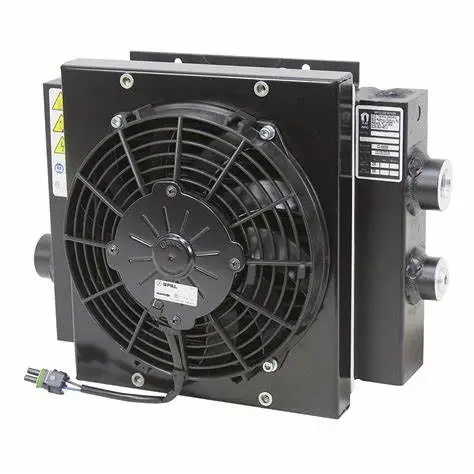 Intercambiador de calor de aleta de ventilador eléctrico de aluminio OEM