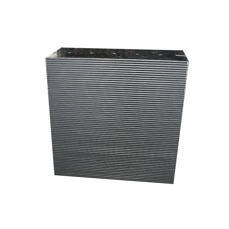 Intercambiador de calor de aleta de placa de aluminio personalizado