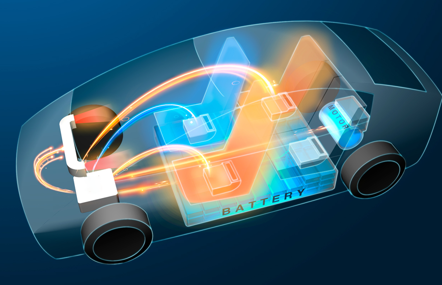 Sistema de gestión termal del vehículo eléctrico