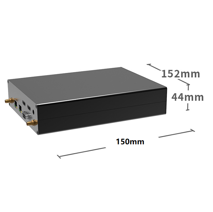 Recintos electrónicos de aluminio Pcb Casos de bricolaje