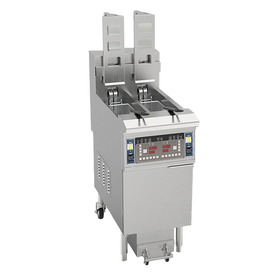 Double-cylinder lifting electric fryer OFE-H213