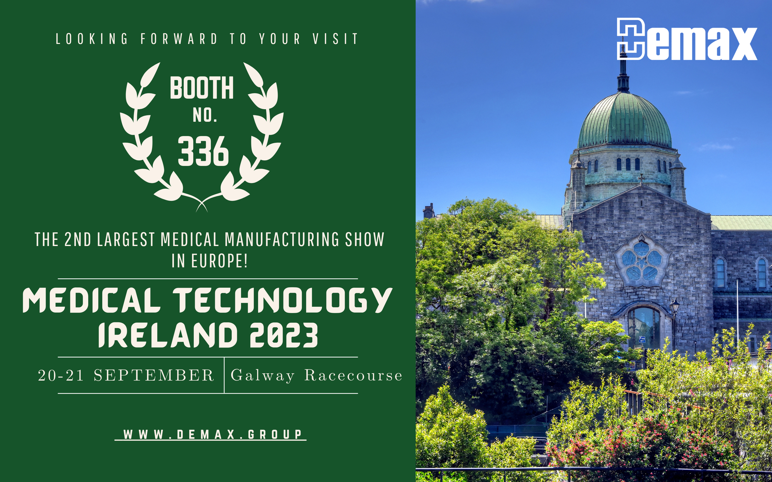 [Debute] On September 20-21, Demax will meet you at booth 336 of Medical Technology Ireland