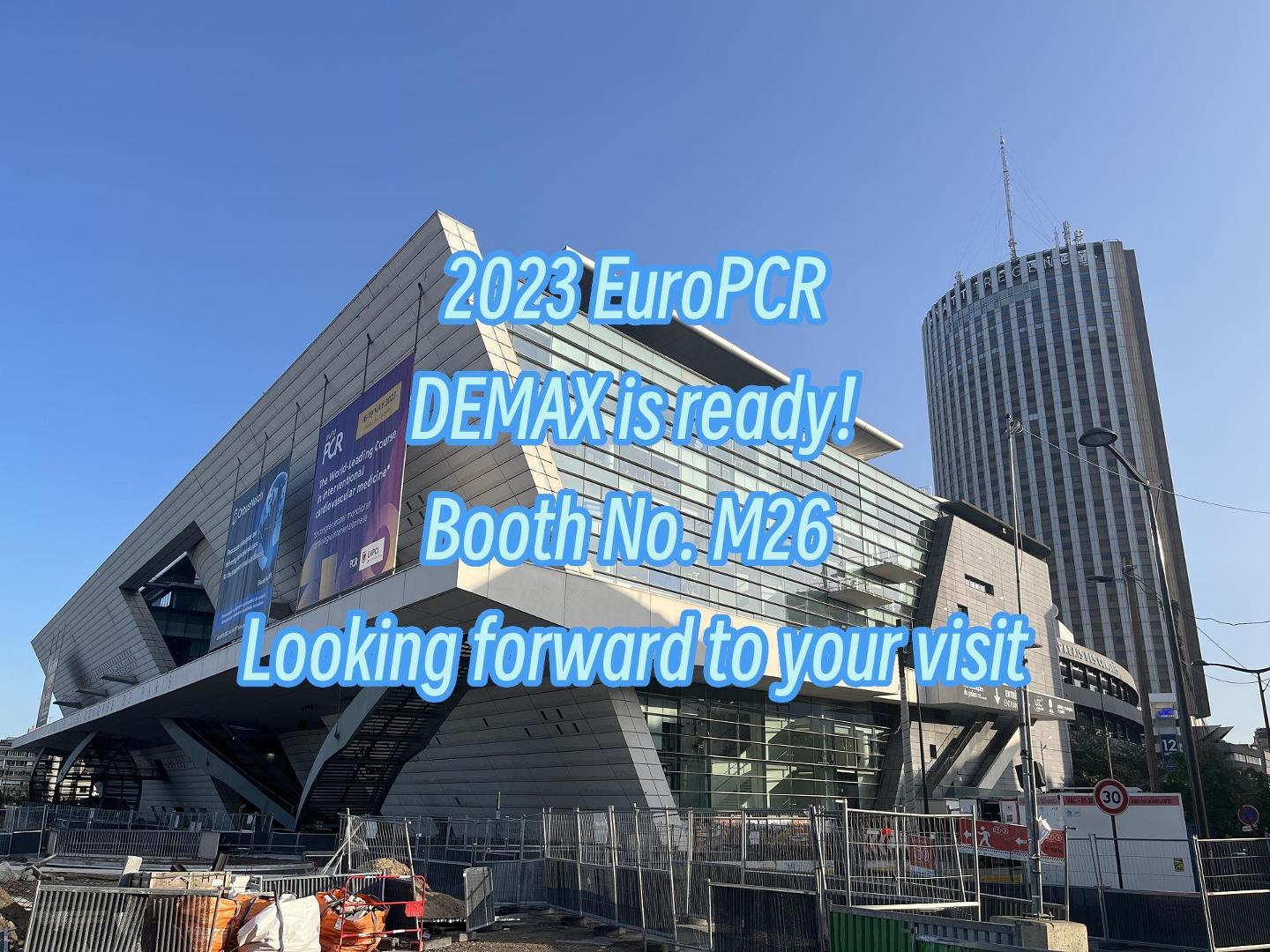 2023EuroPCR is in full swing, and DEMAX heartily await your presence at booth M26