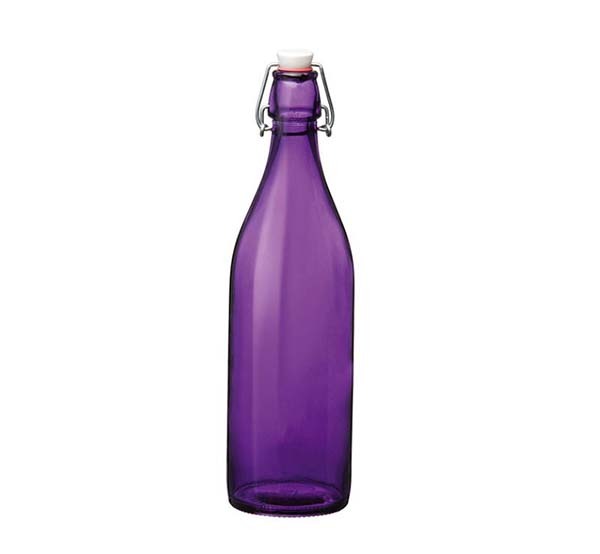 Glass water bottle