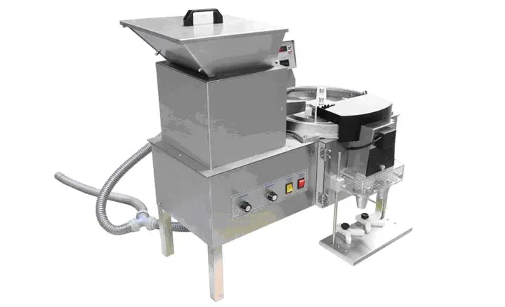 Semi tablet capsule counter and filler