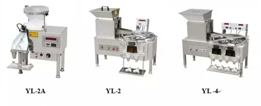 Semi tablet capsule counter and filler