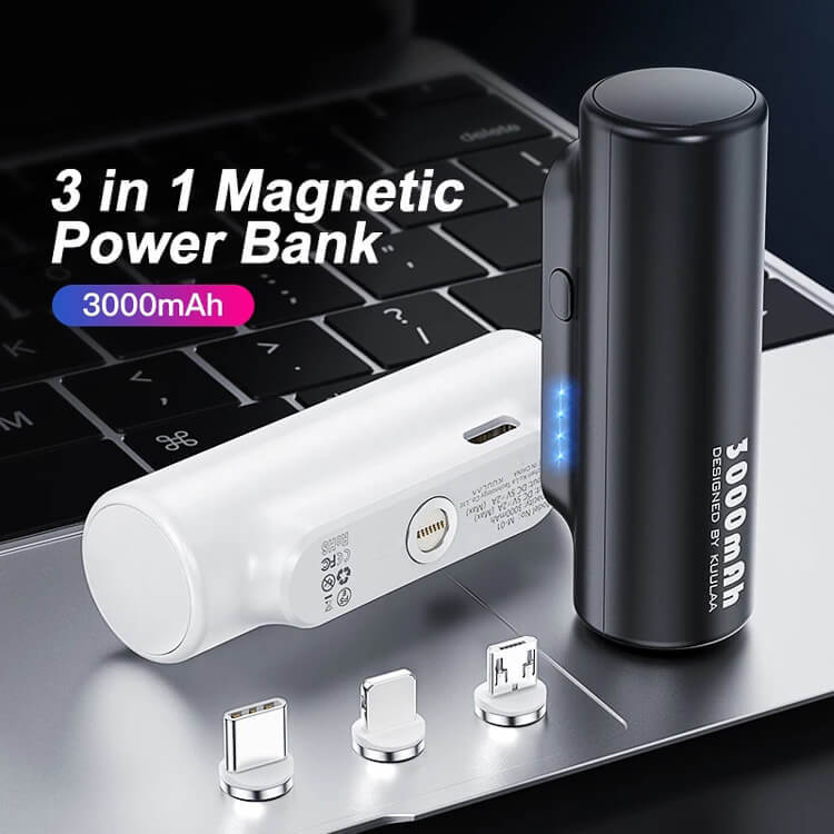 Hot Sale Emergency Mini Finger Phone Charger Capsule 3000mAh Powerbank Power Bank