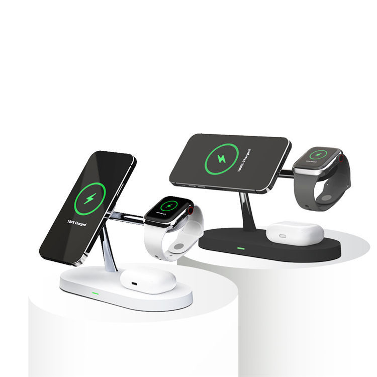 2021 New Desk Universal 3 in1  Magnetic Wireless Charger Stand