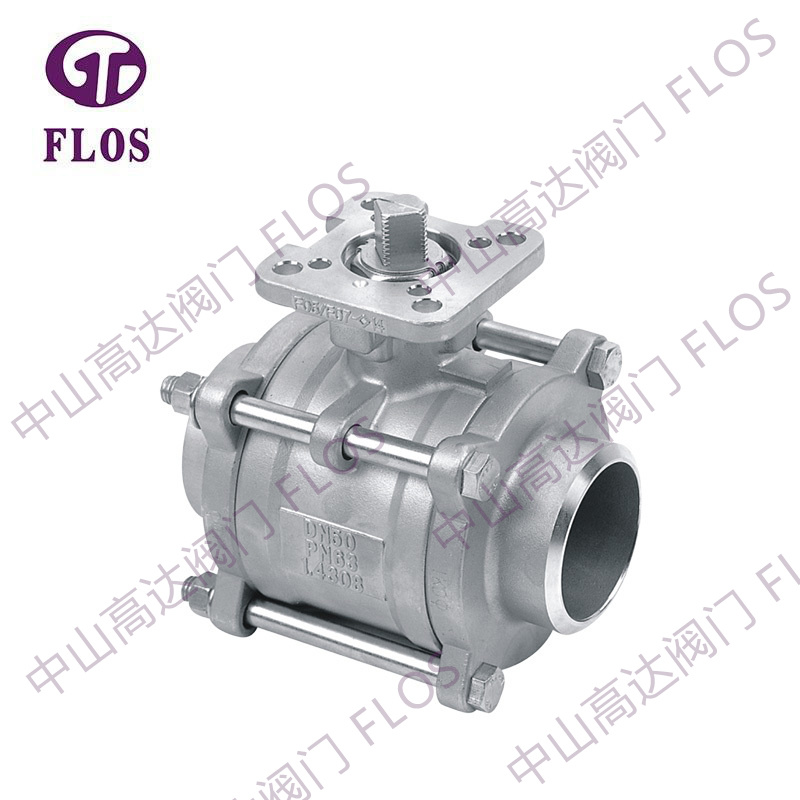 G311B 1000WOG 三片式对焊球阀