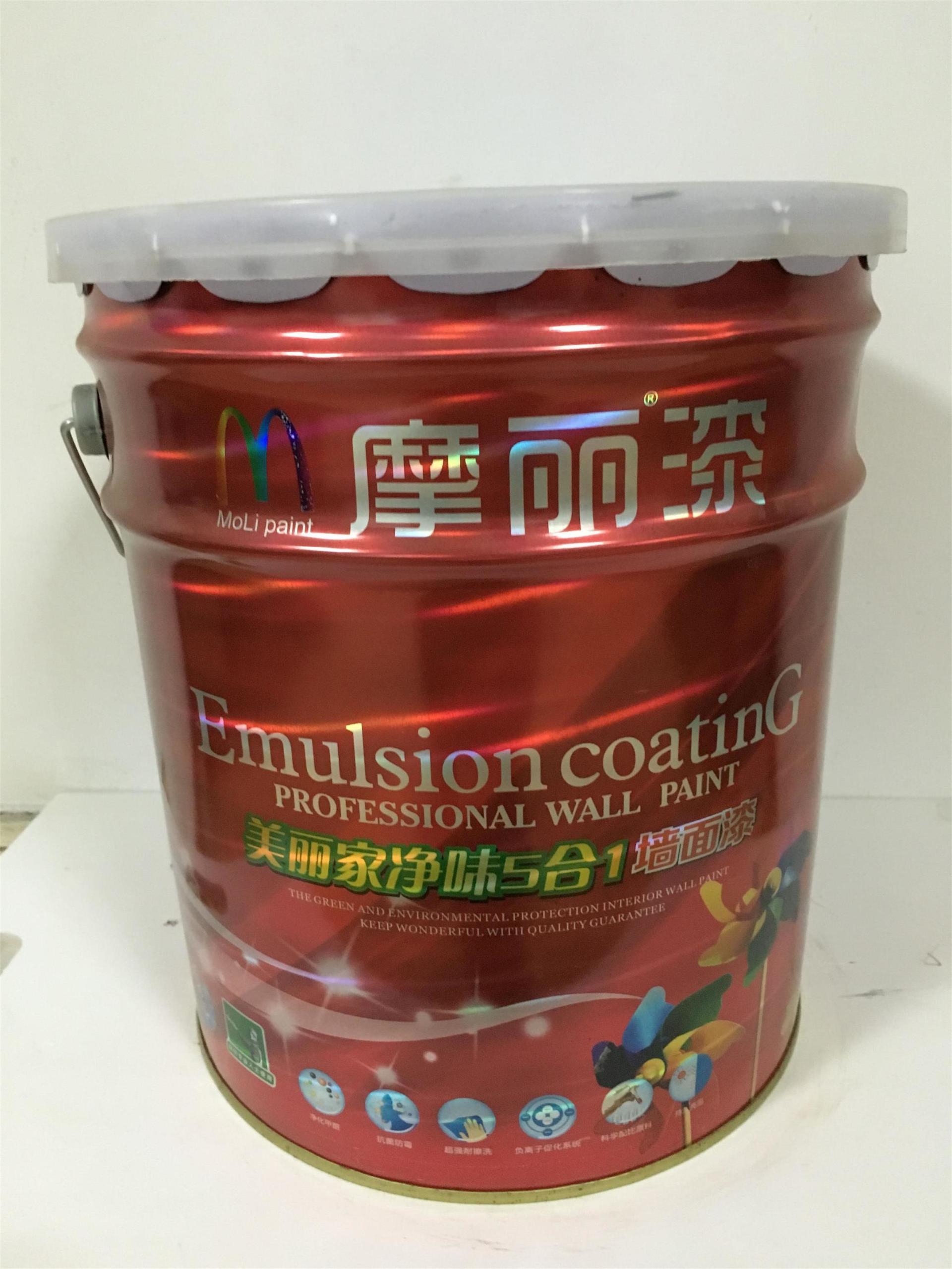 摩丽美丽家净味5合1墙面漆