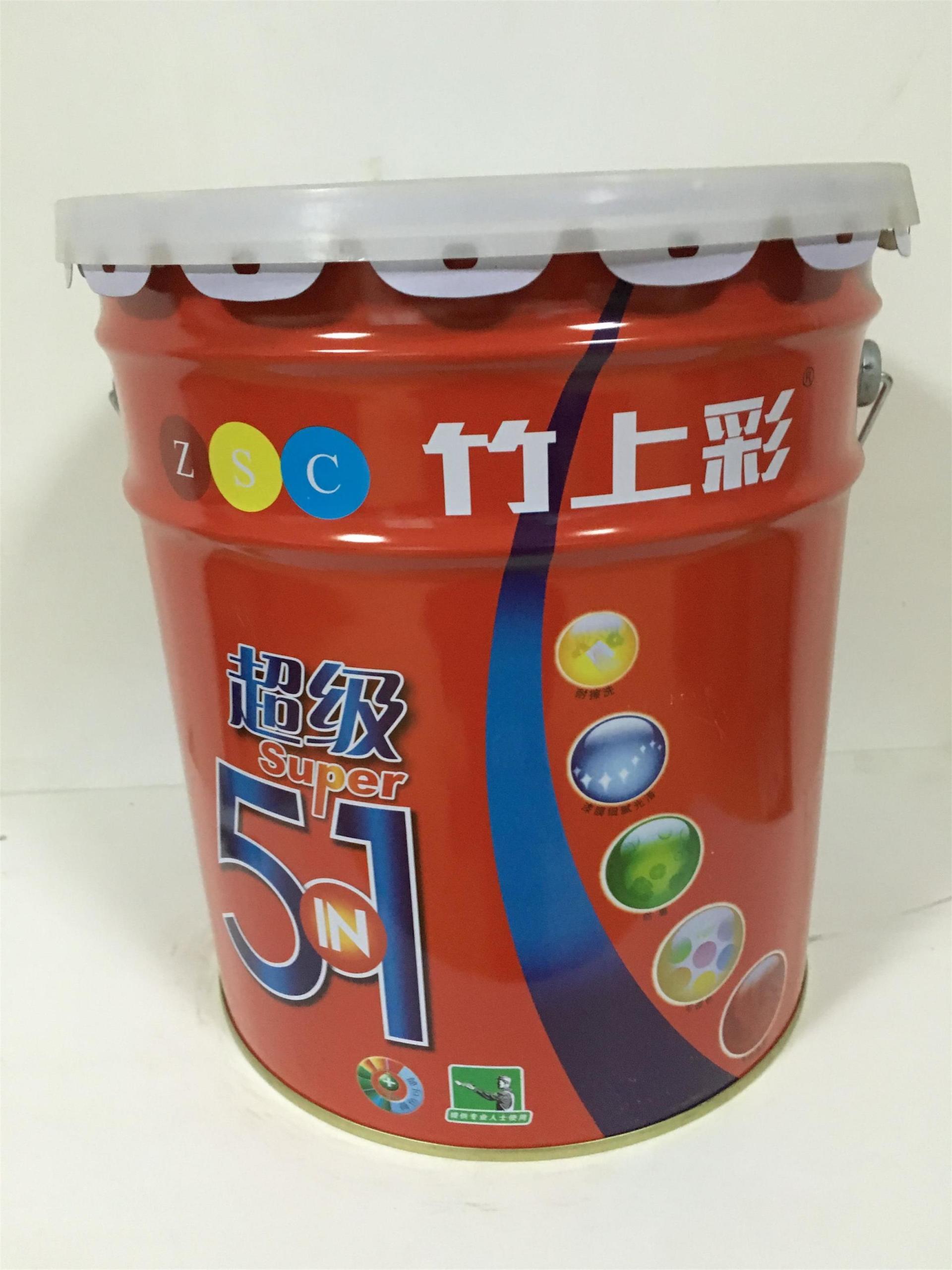 竹上超级5合1墙面漆
