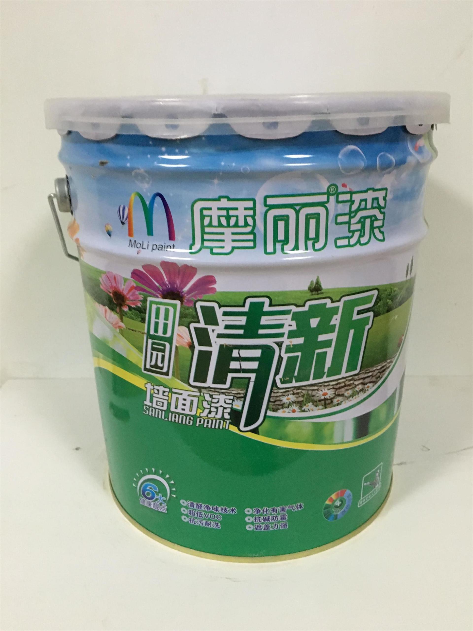 摩丽田园清新墙面漆