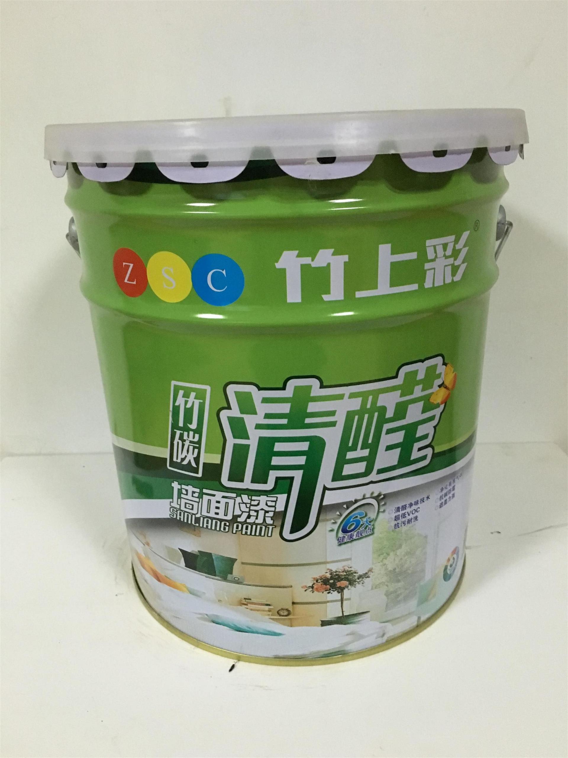 竹上彩竹碳清醛墙面漆