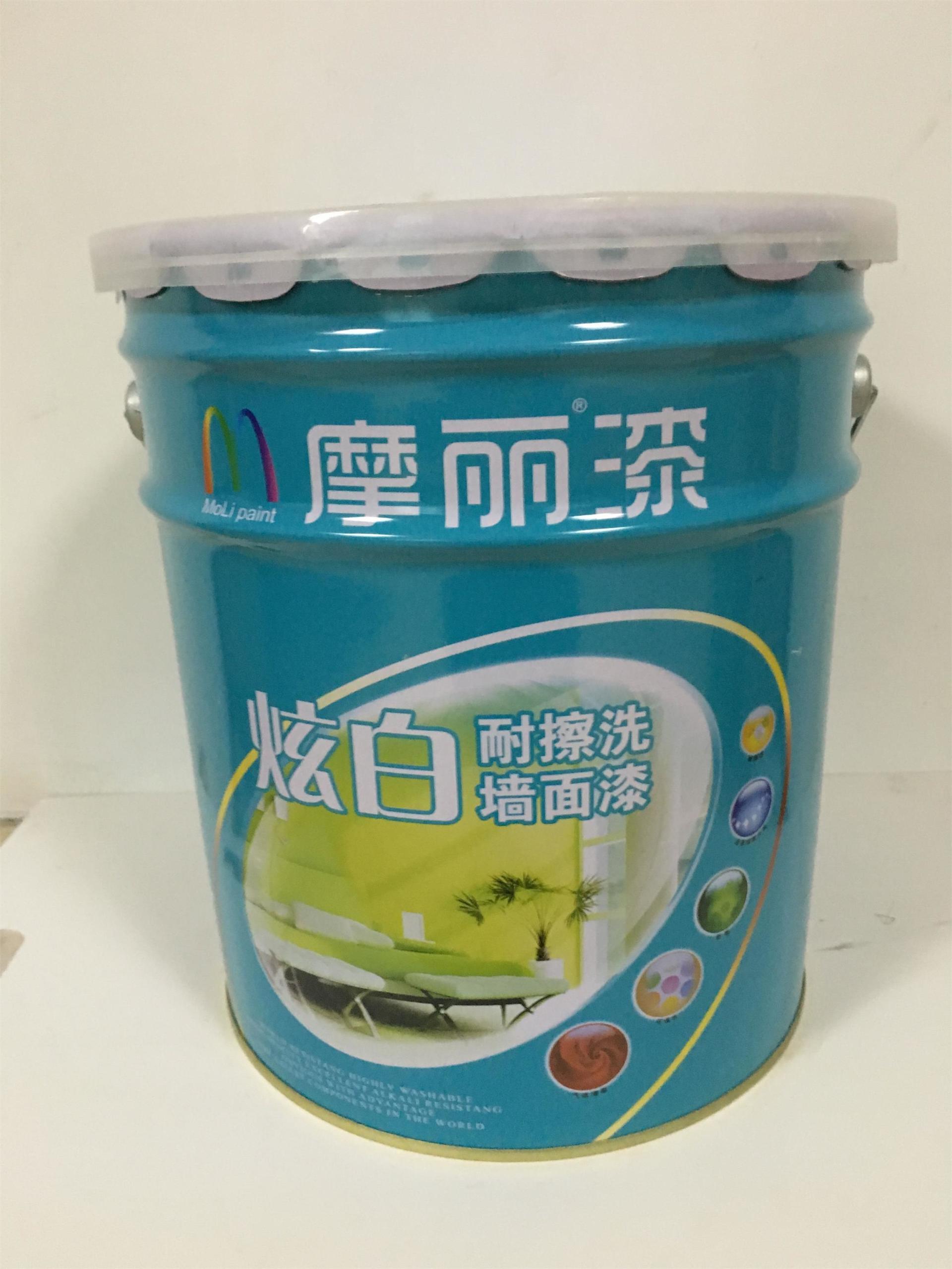 摩丽炫白耐擦洗墙面漆