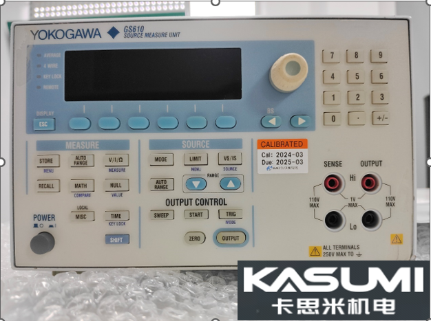 GS610信号源测量单元