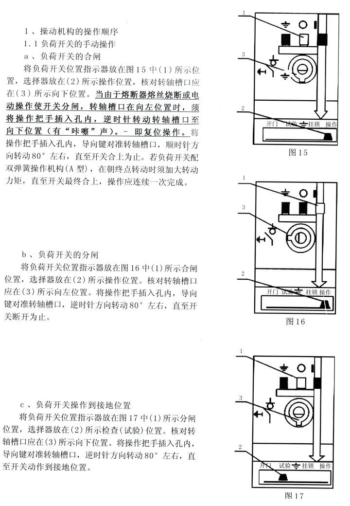 HXG-12(L)型(XGN15)交流高壓六氟化硫環網開關設備