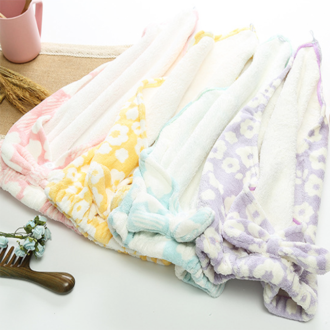Creative-Hair-Towel-Cute-And-Cloud-Printing