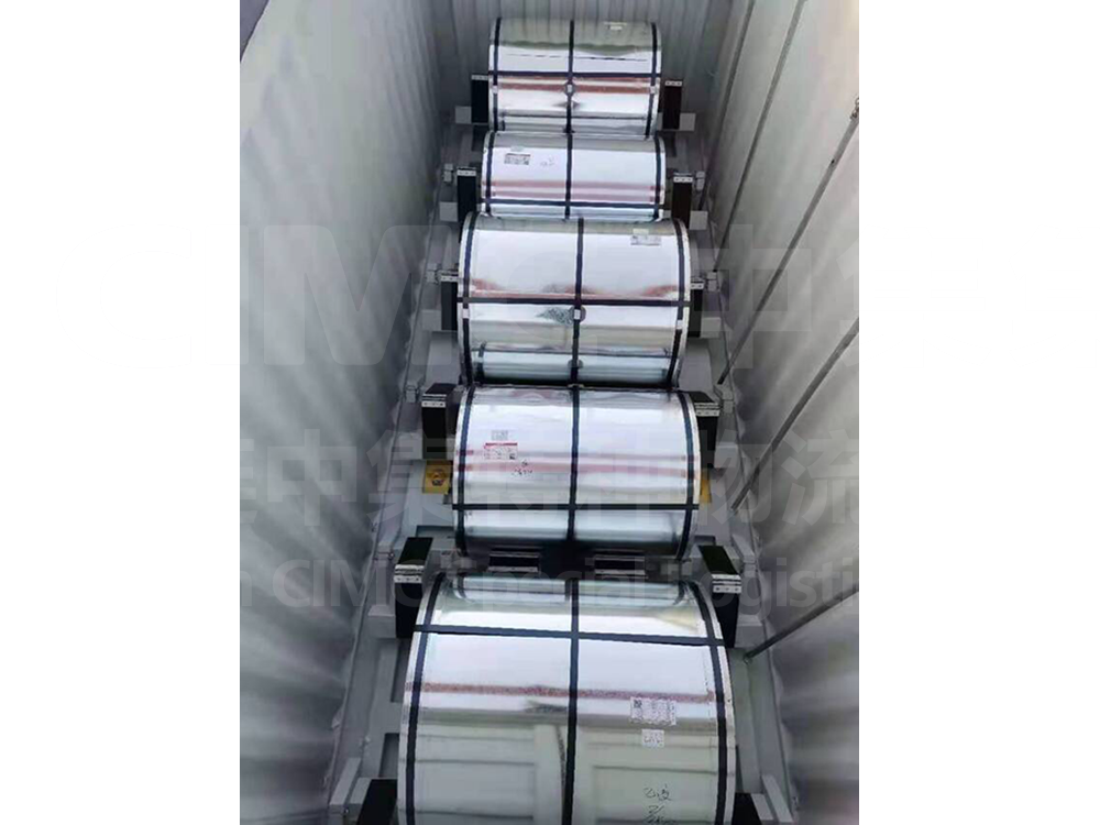 20英尺35吨软顶多功能卷钢箱