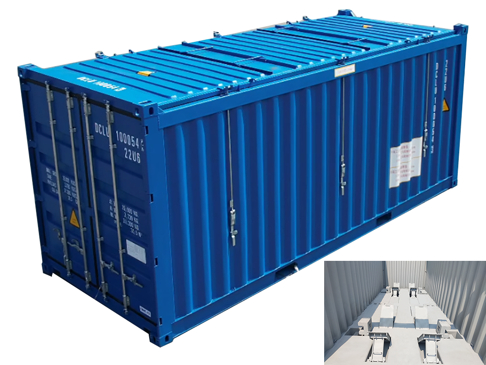 20 Ft Hard Open Top Multifunctional Steel Coil Container