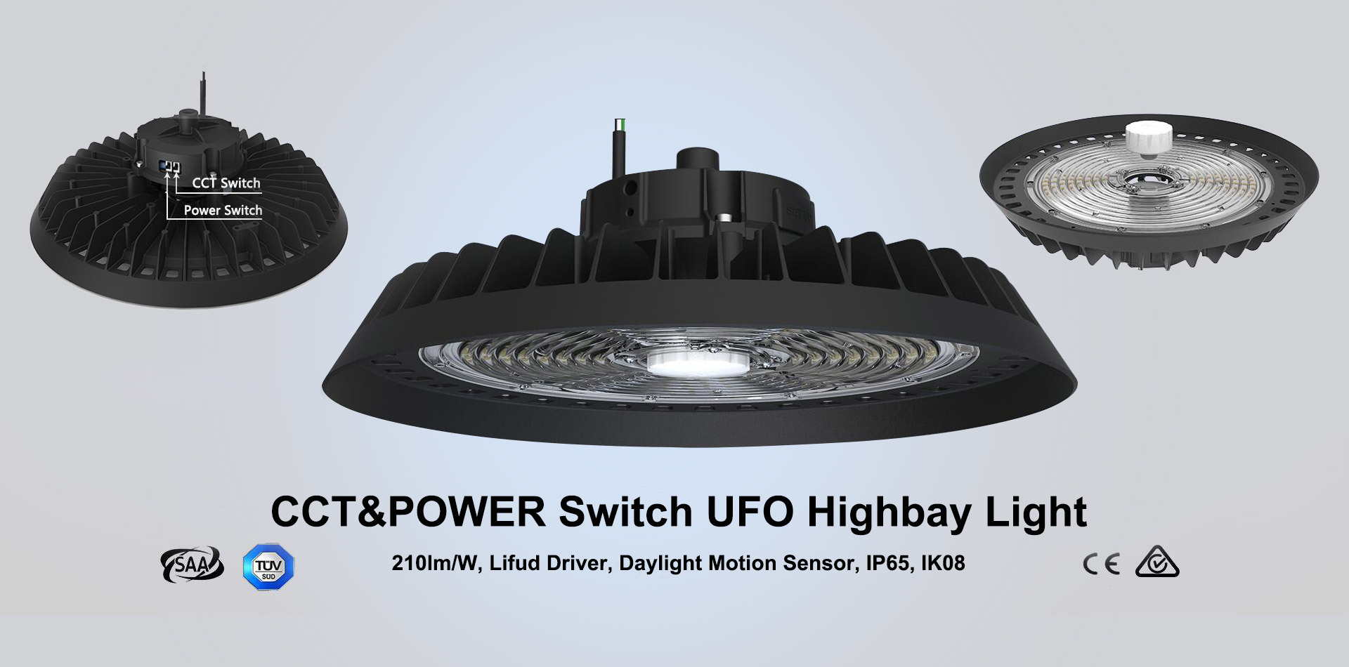 CCT & Power Switch UFO High Bay Light