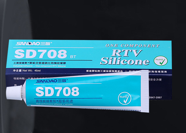 SD708半透明耐老化硅橡胶,防水绝缘耐高温固定密封胶