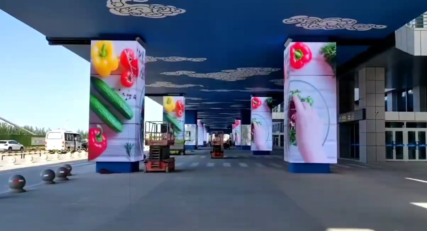 新疆喀什机场显示屏项目