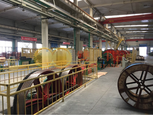 Cage type stranding machine for high-strength magnesium copper alloy wires