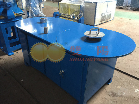 Steel and copper tape rewinding machine