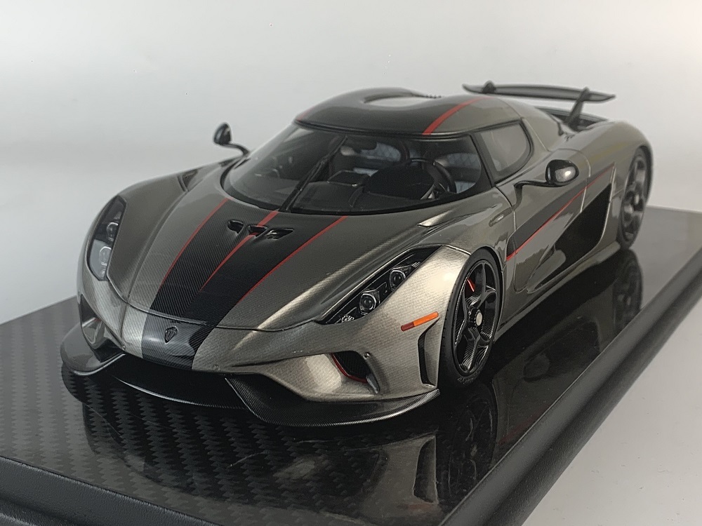 Frontiart Koenigsegg Regera Gery Carbon Resin Model Car Frontiart