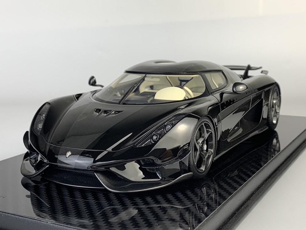 Frontiart 1/18 koenigsegg Regera black resin model car-FrontiArt