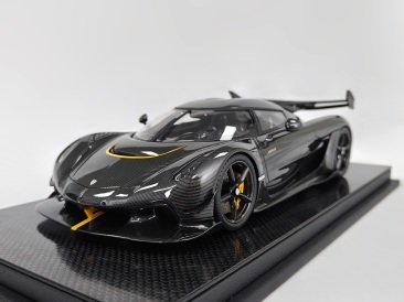新品 FrontiArt ケーニグセグ jesko ブラックカーボン ミニカー Frontiart 1/12 koenigsegg Jesko Attack Horizon blue resin