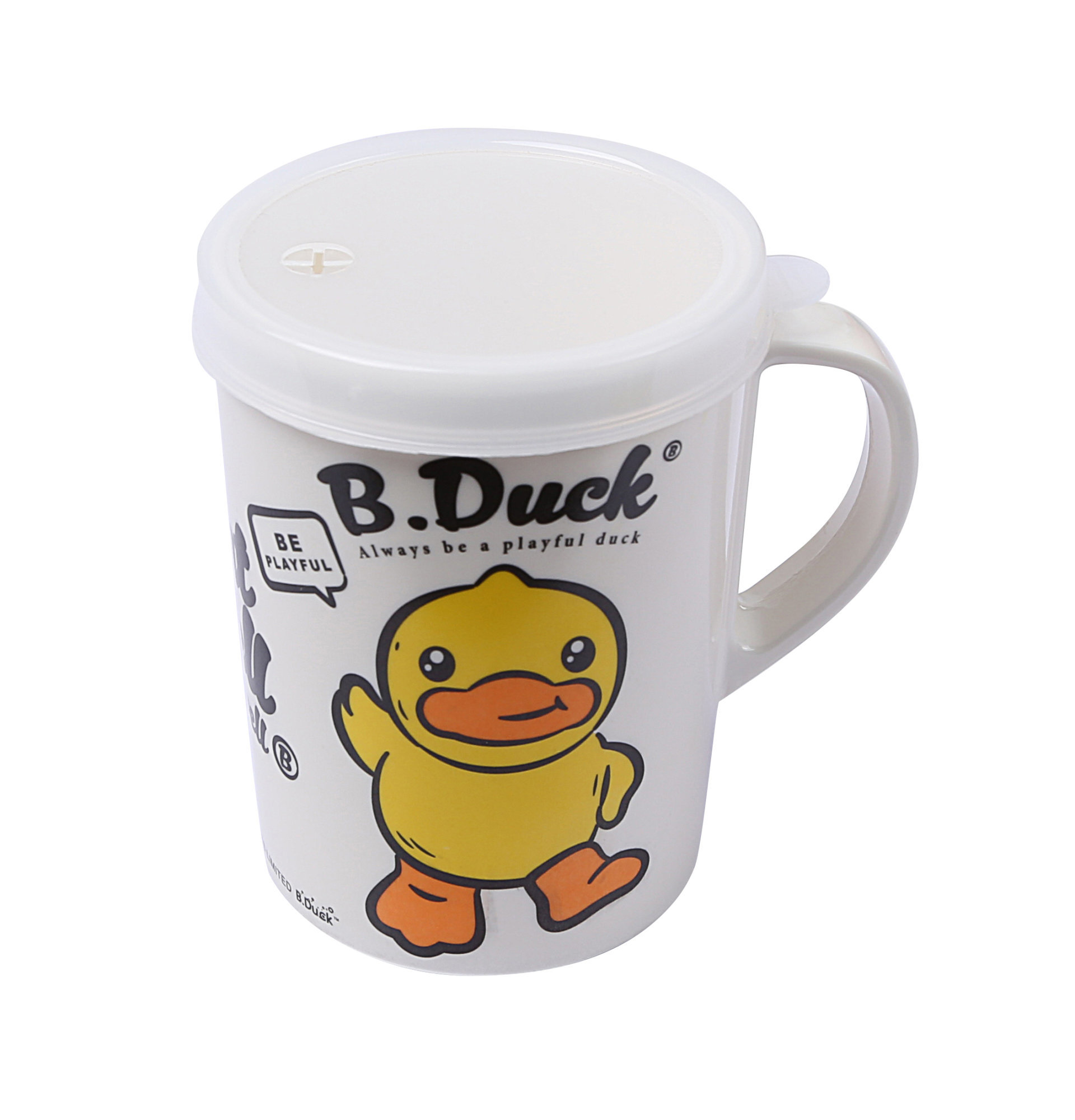 B.Duck小黄鸭带盖杯