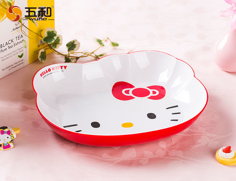 Hello Kitty Head Plate Rice Plate