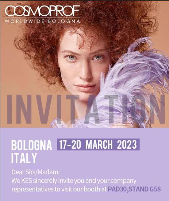 KES Attended COSMOPROF WORLDWIDE BOLOGNA