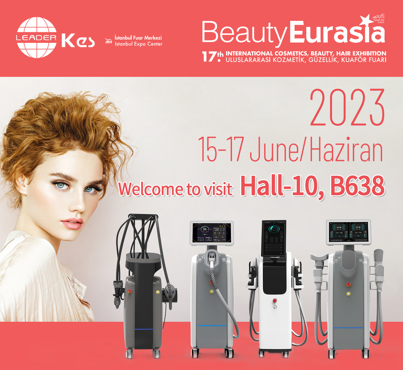 KES announce its participation in the 17th International Cosmetics, Beauty, Hairdressing Exhibition at Beauty Eurasla