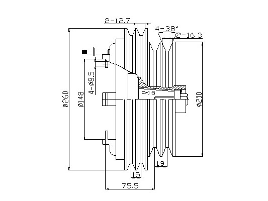 Embrague NSLN210260 Embrague NSLN210260
