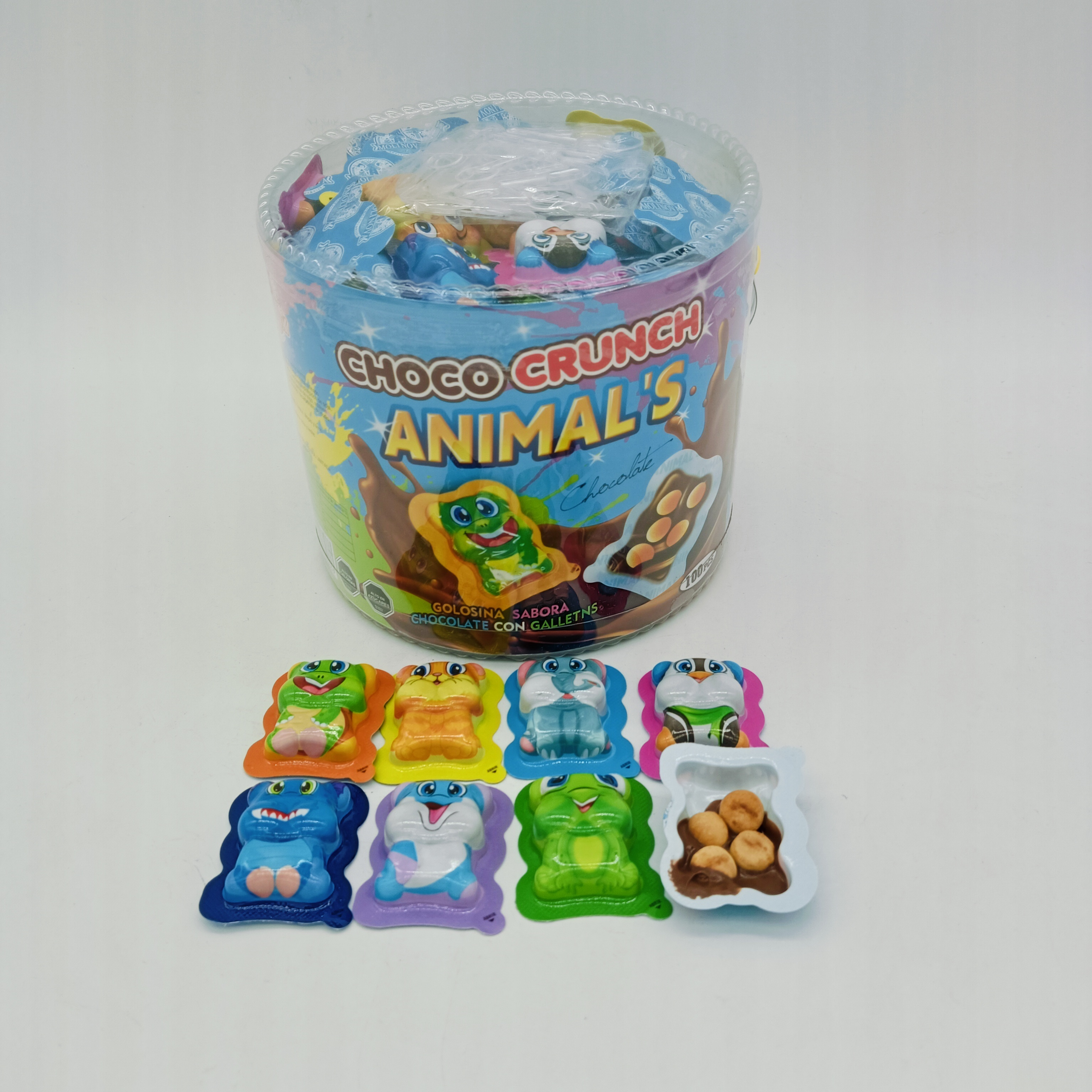 Animal word chocolate biscut