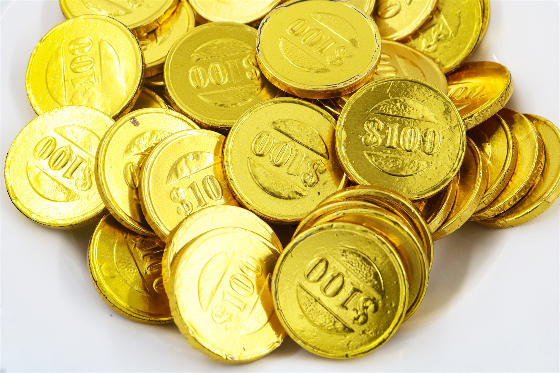 Gold Chocolate Coin