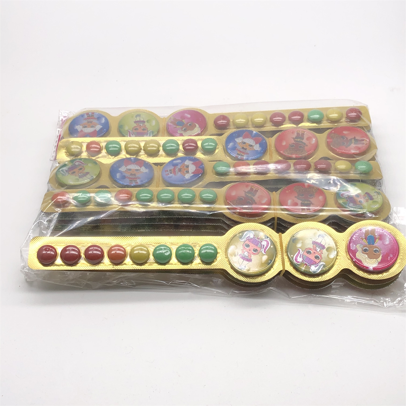 Cartoon chocolate beans with coin