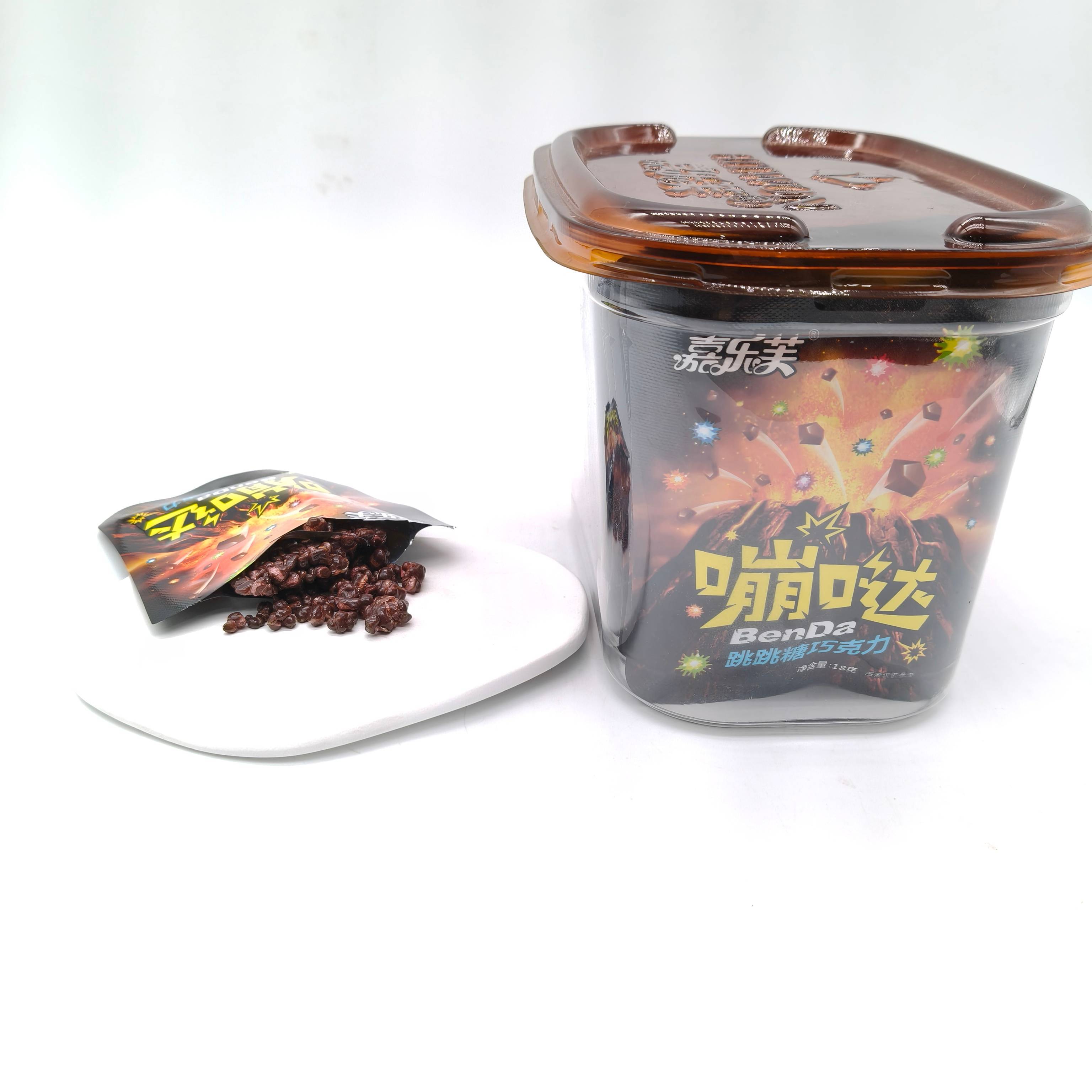 chocolate popping candy